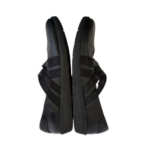 Vionic Black Magnolia Serenity Leather Strappy Slip On Loafer Flats Size 8.5 - Picture 8 of 13